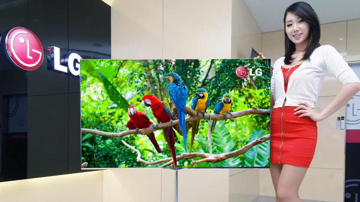 LG Smart TV Bildschirm mit webOS