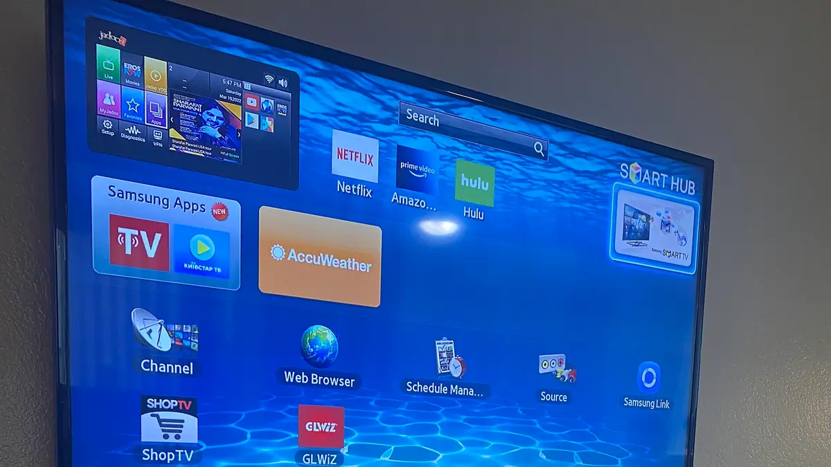 Samsung Smart TV mit Fernbedienung