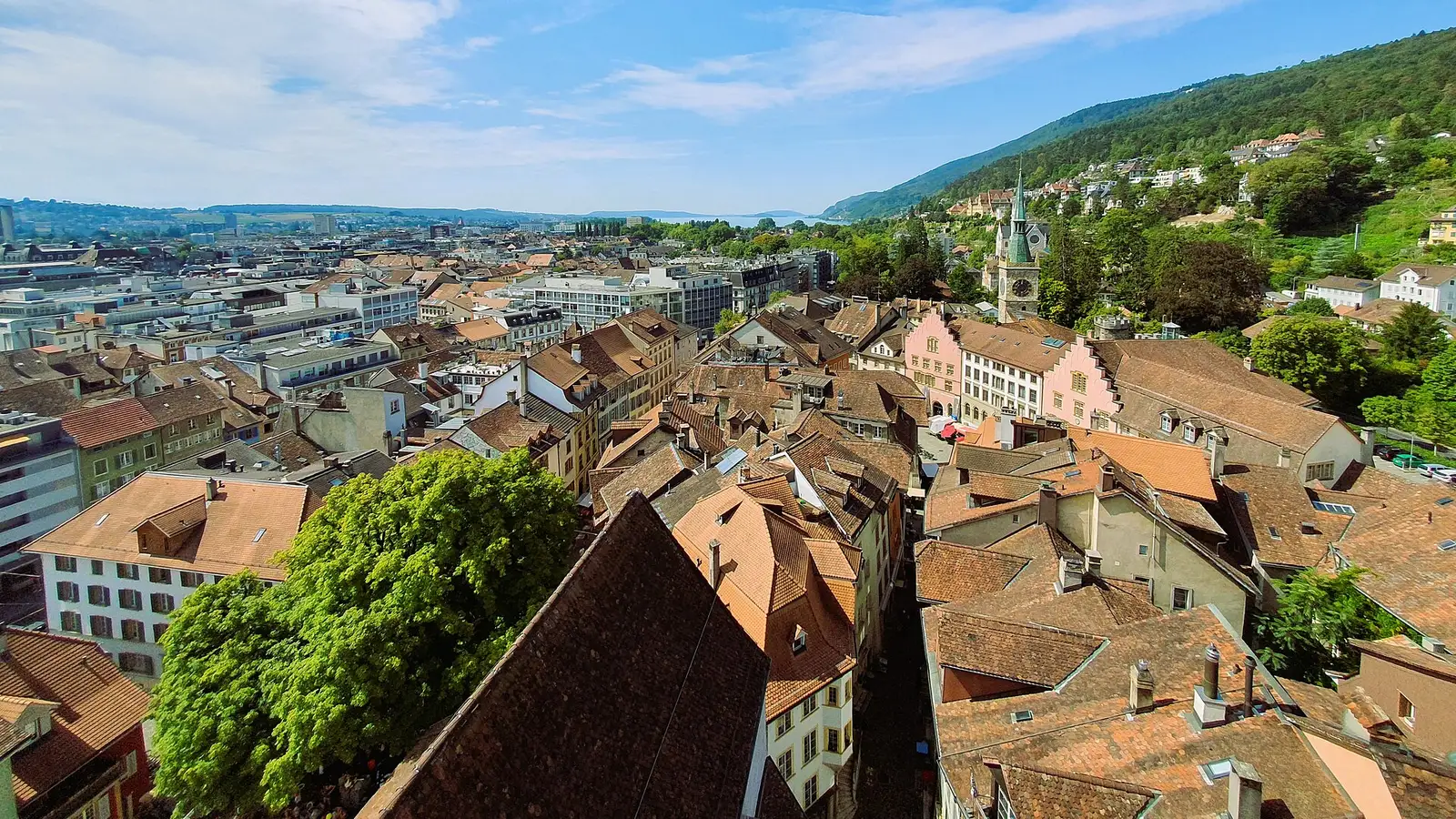 Ansicht von Biel/Bienne
